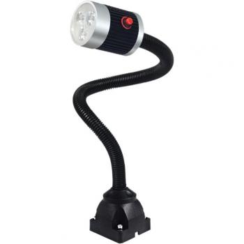 Luz LED de Trabajo 220V 9W con Cuello de Cisne 50Cm para Fresadoras