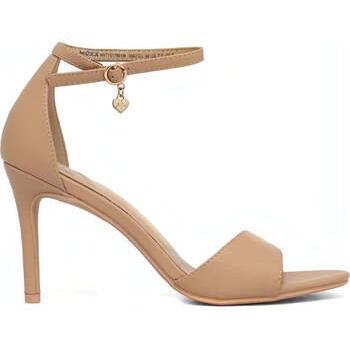 Sandales Femme Beige MEXX – Talon Plat, Boucle de Serrage, Code 5003