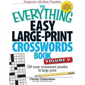 The Everything Easy Large-Print Crosswords Book, Volume V