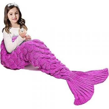 Handmade Mermaid Tail Blanket for Kids