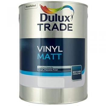 Dulux Trade Vinyl Matt White 5L