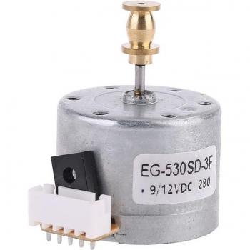 Motor de Metal para tocadiscos, EG530SD-3F, 33/45/78 RPM, DC5-12V