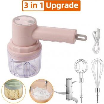 Mixeur électrique portable, batteur à œufs et main 2 en 1