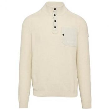 Klassischer Regular Fit Strickpullover aus Baumwolle