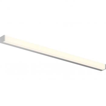 Lindby Klea Lámpara LED de Pared para Cuarto de Baño, 120cm, Moderno, Plateado, Aluminio, 1 Llama