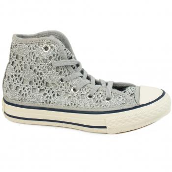 Converse Ctas Hi Crochet 556773C Argento (36,5)