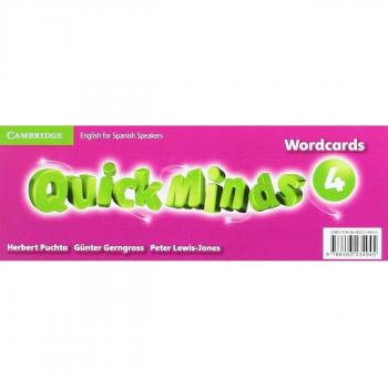 Quick Minds Level 4 Wordcards Spanish Edition (Pack of 79).