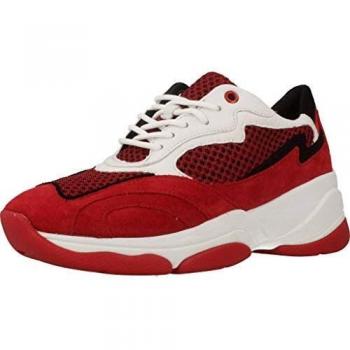 Calzado Deportivo Geox Rojo D92BPB Mujer