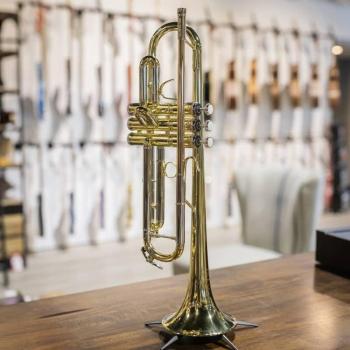 B&S Prodige Trompete umgekehrtes Mundrohr in Klarlack