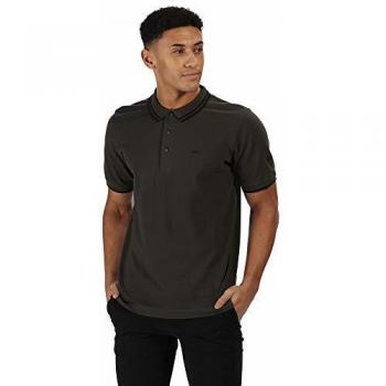 Regatta Talcott II Herren Polo – Coolweave Cotton Pique, Rundhalsausschnitt, 3 Knöpfe