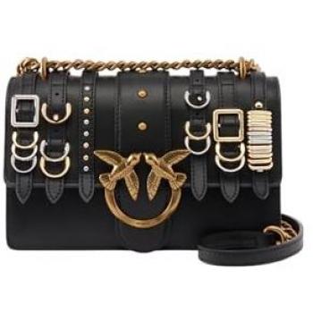 Pinko Borsa a Tracolla Love Bag Nera da Donna con Cinturini Uni