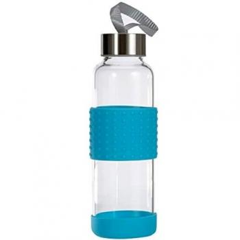 Botella de vidrio Sky 360 ml con protector anti-golpes