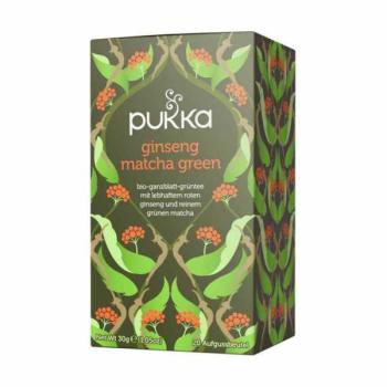 Grüner Matcha mit Ginseng – Pukka Bio‑Kräutertee (20 Beutel)