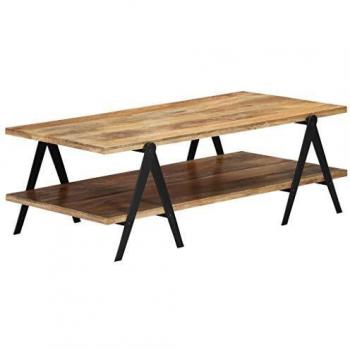 VidaXL Solid Mango Wood Coffee Table