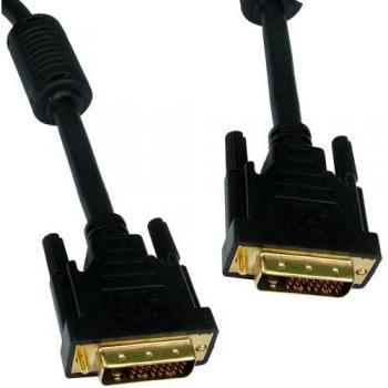 Ultra HD 4K Compatible DVI-D Dual Link Cable with Ferrite Cores