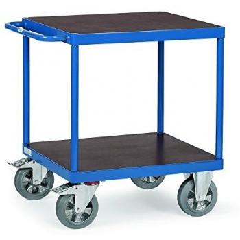 Chariot Tafelwagen 12497, capacité 500 kg, deux niveaux, 700×700 mm