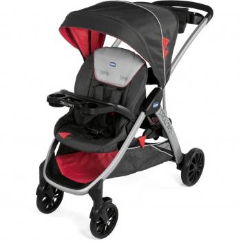 Passeggino Stroll'in'2 Chicco, Nero/Rosso