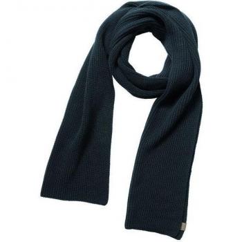 Schal LIVING CRAFTS – Bio‑Baumwolle in Blau, GOTS-Label