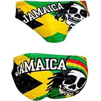 Turbo Jamaica Skull 2013 Vintage Swimming Brief Multicolor S Male