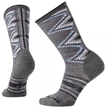 Smartwool Calcetines Sportiva Crew, Mujer, Gris (Tamaño L/G)