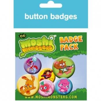 Monsters GB OI – Set di Badges Moshi