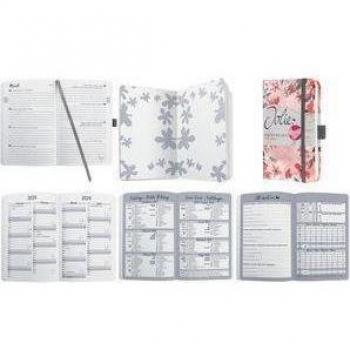 X Sigel Wochenkalender Jolie 2024 ca. A6 1 Woche/2 Seiten Hardcover