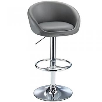 Sgabello Bar Cromato Grigio Lombardia