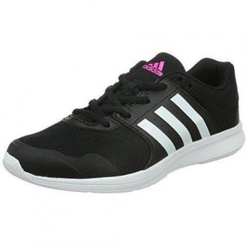Adidas Essential Fun 2, Zapatillas Deportivas para Mujer, Negro / Blanco / Rosa
