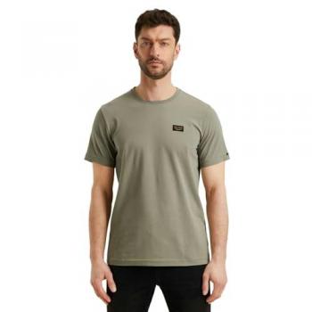 PME Legend T-Shirt mit Etikett-Detail Modell 'GUYVER' in Graphit, Größe M