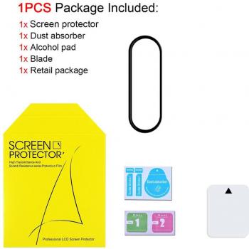 Protector de Pantalla de Vidrio Suave 3D para Xiaomi Mi Band 4 y 5