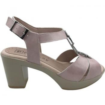 Sandalia Alta con Pitillos 2631 – Elegante en Nude