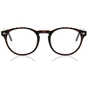 SmartBuy Tortoiseshell Oval Full Rim Glasses Size 49