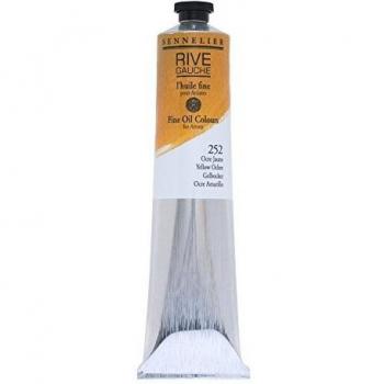 Peinture à l'huile ocre jaune Sennelier Rive Gauche 200ml