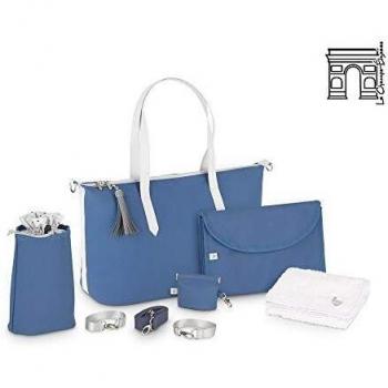 Babymoov Wickeltasche „Le Champs‑Elysées“ Safran‑Blau