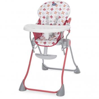Roter Chicco Pocket Meal Hochstuhl für Babys