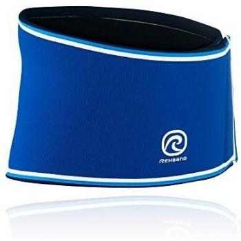 Blaues XXL Rehband Rückensupport Bandage