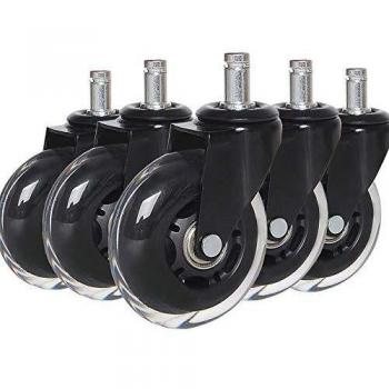 Anyke Silent Bürostuhlrollen für alle Fußböden 5 Stück