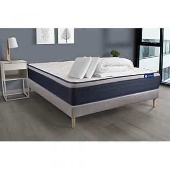 Kit de Cama Actisom 200x200 con Almohadas y Edredón