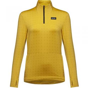 Gore Wear Everyday Thermo 1/4-Zip Damen langarm gelb Gr. 36