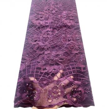 Étoffe Franc-Afrique Mariage, Broderie Pétillante – YLL3632