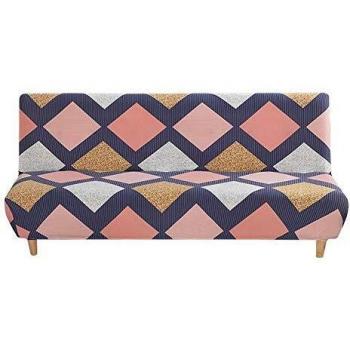 Housse de Canapé sans Accoudoirs Corail