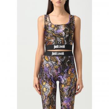 Just Cavalli Top con Fantasia per Donna Taglia 38