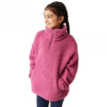 Regatta Kaliza Half Zip Fleece Violet 11-12 Years unisex unisex