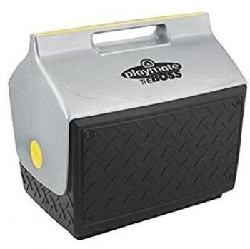 IGLOO Frigo Aperto Playmate The Boss 13,2 L in Nero e Argento