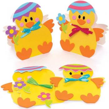 Easter Chick DIY Greeting Card Kit (Pack of 6)