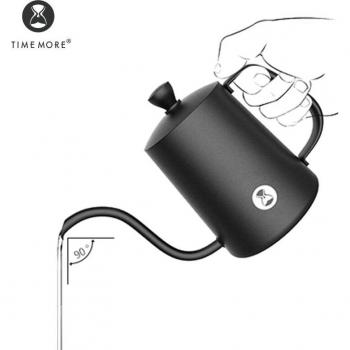 TIMEMORE Edelstahl Kaffeekanne mit feiner Tülle 600ml