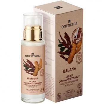 Facial Massage Olie: Sandelhout + Kurkuma, 50 ml