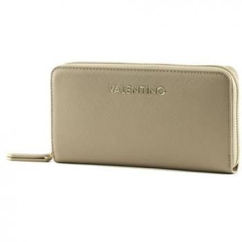 Portafoglio Valentino Zero Re Donna Beige con Applicazione Logo