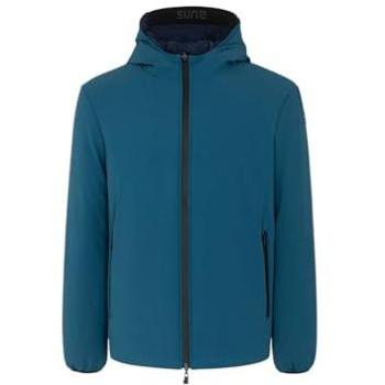 Suns Giubbino Petrolio Blu: Stile Unico con Cappuccio Retro‑Futura
