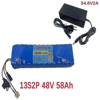 Batterie Vélos Électriques 48 V 58 Ah 18650 Li‑Ion